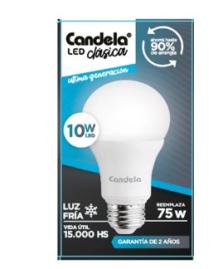 LAMPARA CANDELA DE 10W